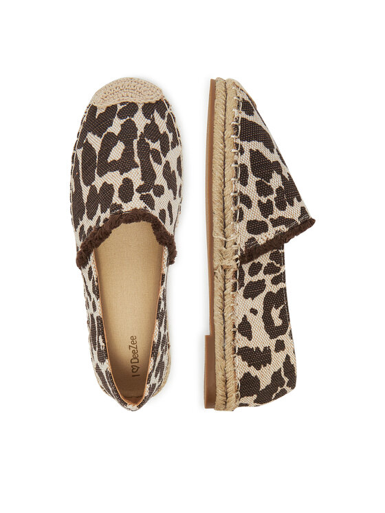 DeeZee DeeZee Espadryle Q124-1 Brązowy