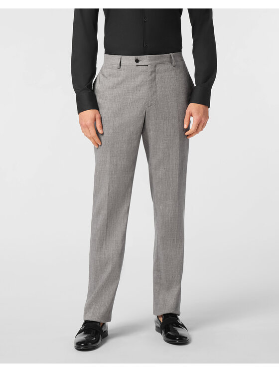 PHILIPP PLEIN PHILIPP PLEIN Spodnie materiałowe 24595 Beżowy Regular Fit