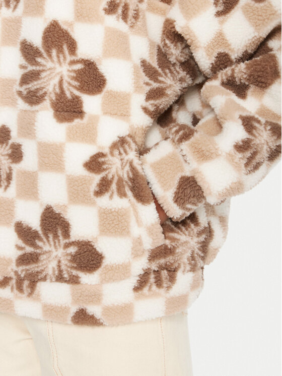Roxy Roxy Fleecejacke Jive Talking ERJPF03208 Beige Oversize