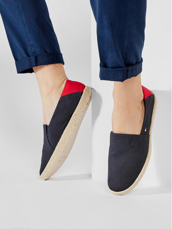Tommy Hilfiger Tommy Hilfiger Εσπαντρίγιες Easy Summer Slip On FM0FM00569 Σκούρο μπλε