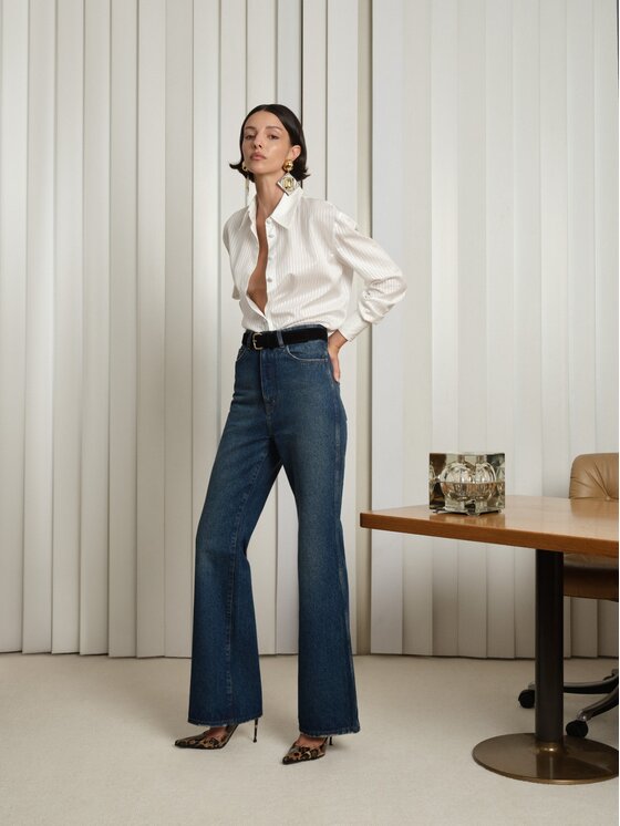 La Mania La Mania Pantaloni da tuta WENDY Blu Classic Fit