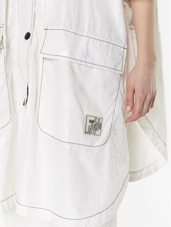 Desigual Desigual Pončo 23SAIY02 Bílá Oversize
