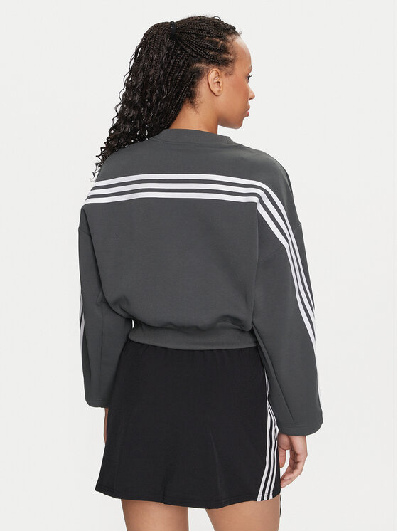 adidas adidas Majica dugih rukava Future Icons 3-Stripes IS3879 Zelena Loose Fit