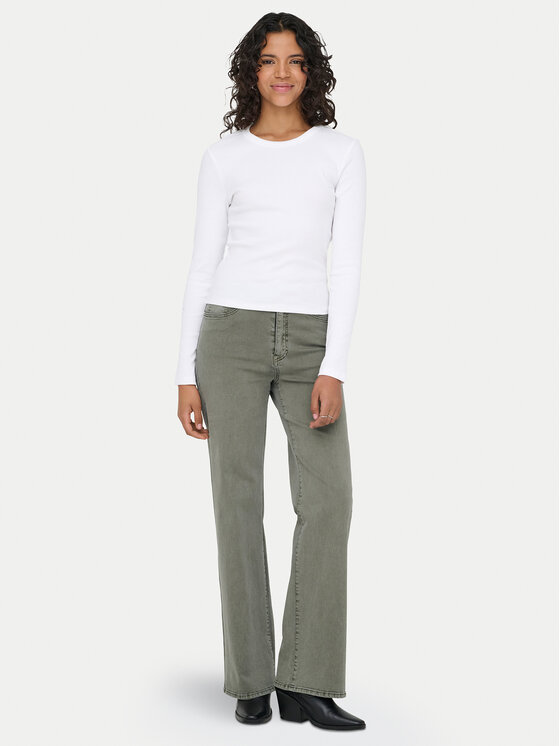 ONLY ONLY Блузка Val 15371305 Білий Regular Fit