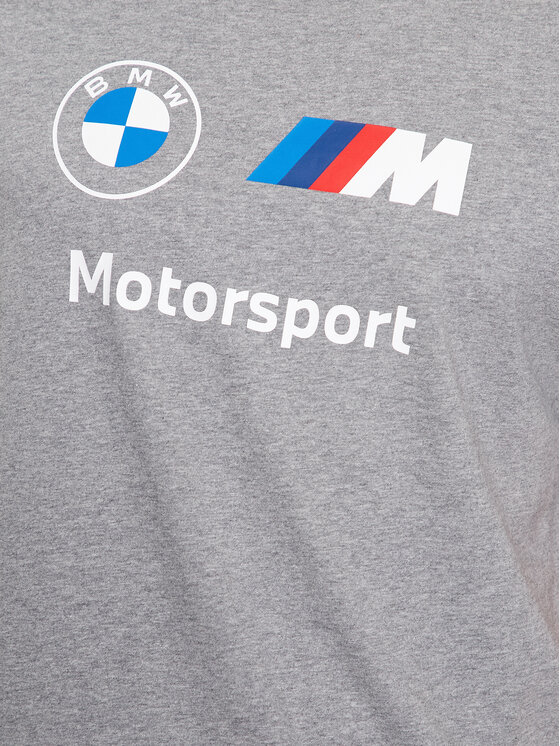 Puma Puma T-Shirt Bmw Mms Ess Logo 621314 Szary Regular Fit