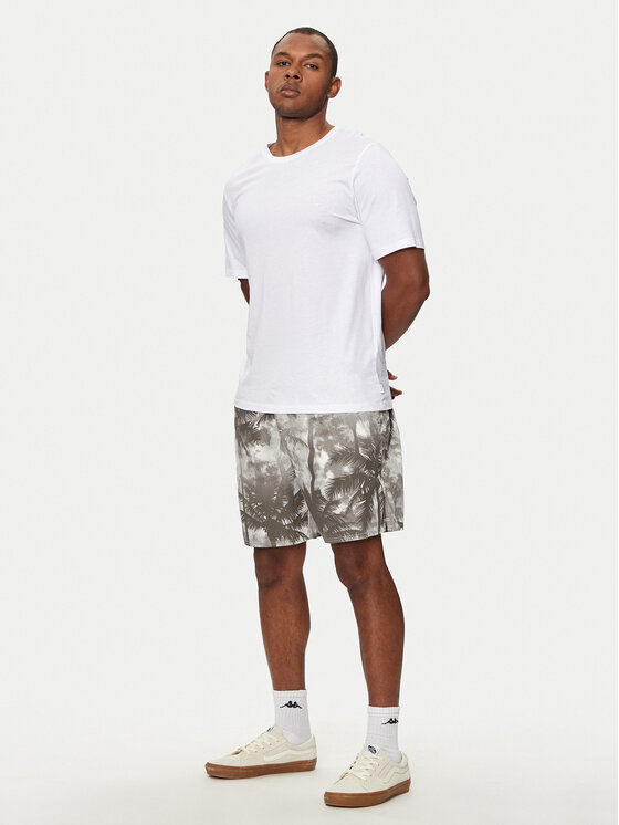 Converse Pantaloncini sportivi M Aop Resort Short 10026436 A01 Nero Regular Fit Modivo