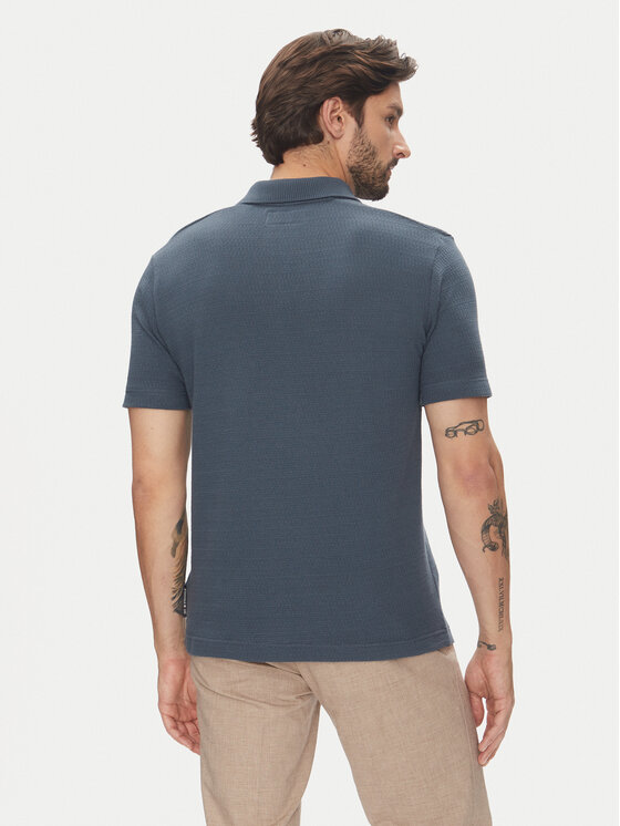 Marc O'Polo Marc O'Polo Polo 524 3021 53176 Niebieski Regular Fit