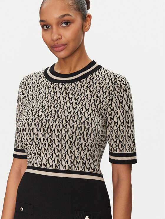 Morgan Morgan Трикотажна сукня 251-RMESTEM Бежевий Slim Fit