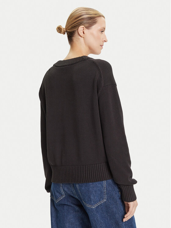 Calvin Klein Jeans Calvin Klein Jeans Пуловер LV047D352G Черен Regular Fit