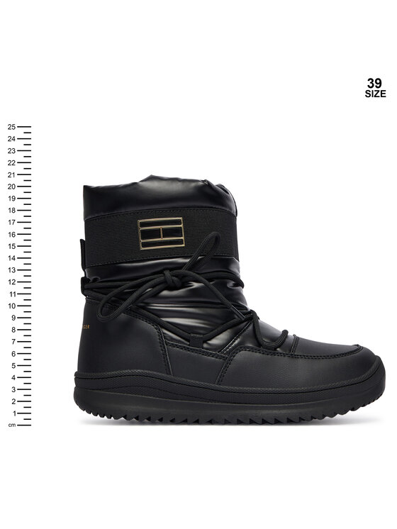 Tommy Hilfiger Tommy Hilfiger Sniego batai Snow Boot T3A5-34052-1474 D Juoda
