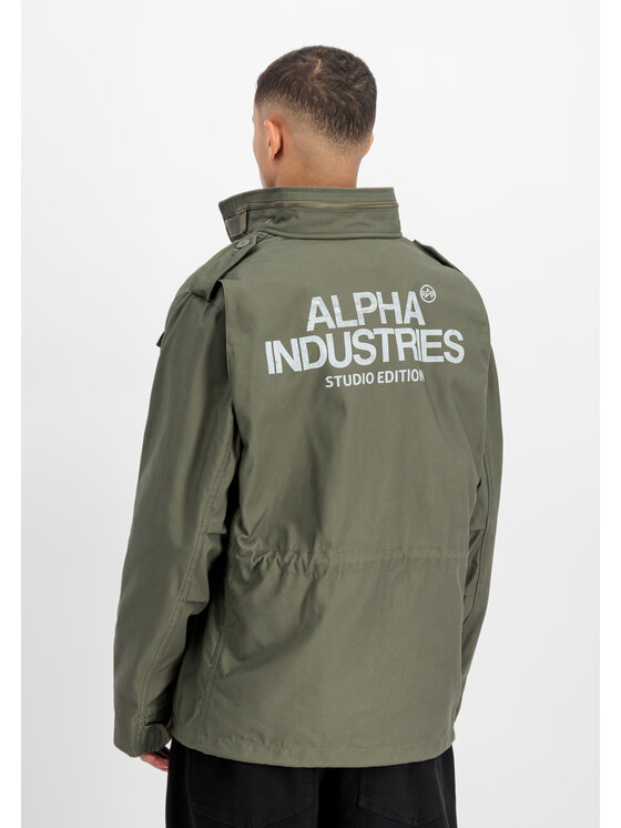Alpha Industries Alpha Industries Kurtka outdoor Studio M-65 Field Jacket Zielony Loose Fit