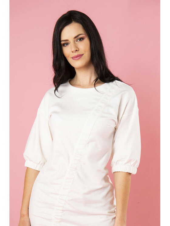 QUIOSQUE QUIOSQUE Každodenné šaty Quiosque 4OR013100 Biela Regular Fit