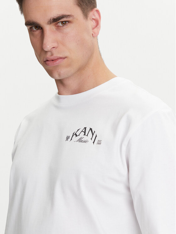 Karl Kani Karl Kani Longsleeve PD00005329 Biały Regular Fit