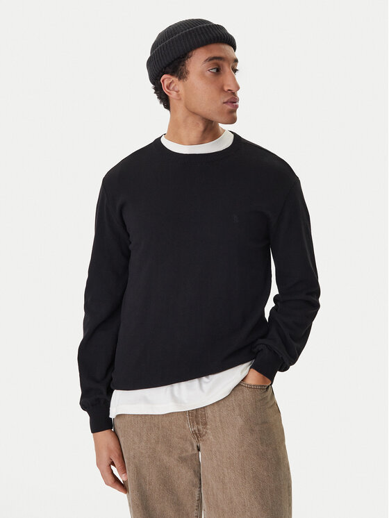 Element Element Svetr Icon Embroidery ELYSW00115 Černá Regular Fit