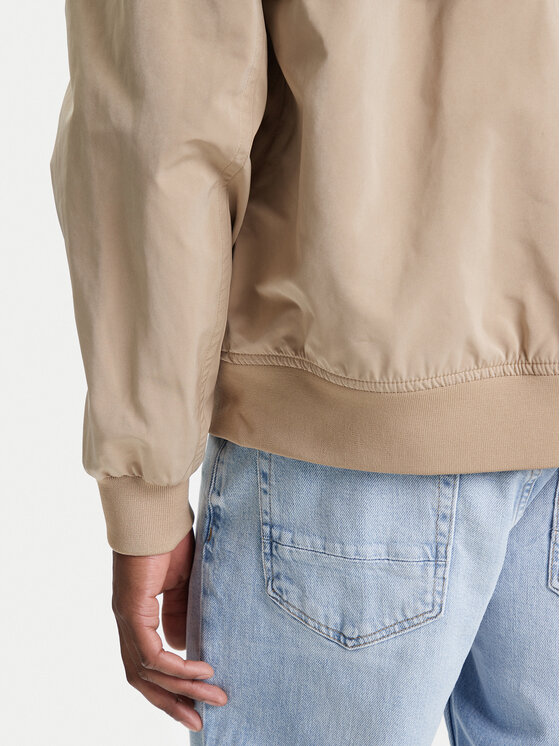 Tommy Hilfiger Tommy Hilfiger Яке бомбър Harrington MW0MW39637 Бежов Regular Fit