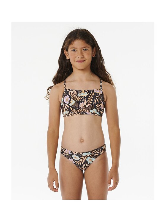 Rip Curl Rip Curl Strój kąpielowy Tropics 3 Piece Set -Girl Czarny