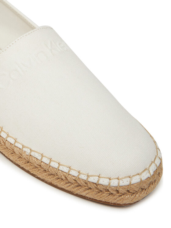 Calvin Klein Calvin Klein Еспадрильї Espadrille Cv Logo HM0HM01808 Білий