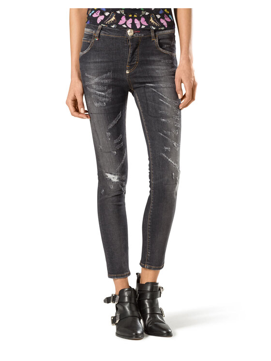 PHILIPP PLEIN PHILIPP PLEIN Džínsy 30761 Čierna