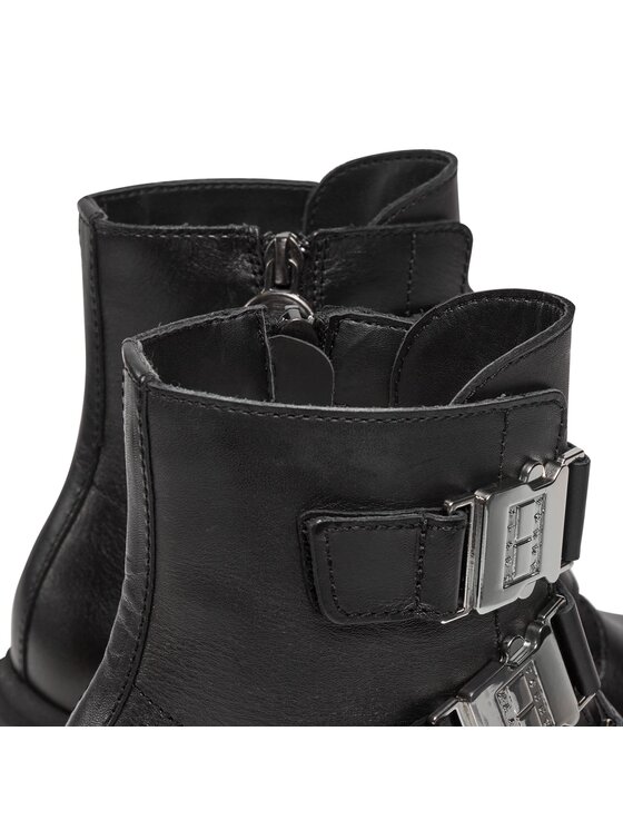 Tommy Jeans Tommy Jeans Μποτάκια Tjw Chunky Boot Hardware EN0EN02443 Μαύρο