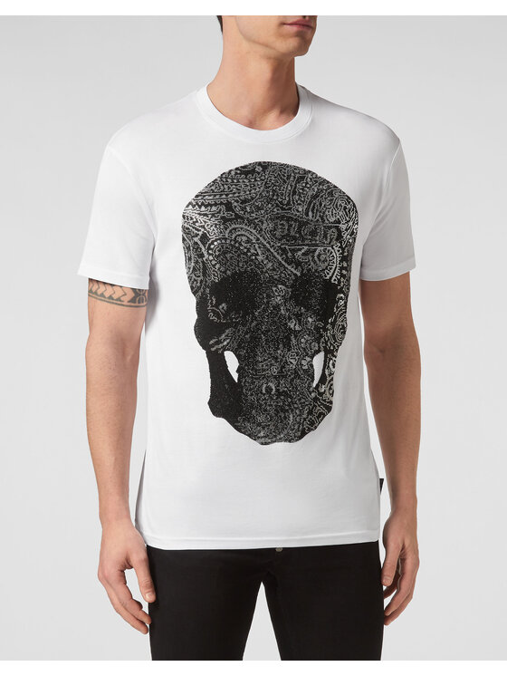 PHILIPP PLEIN PHILIPP PLEIN Tričko 661 Biela Regular Fit