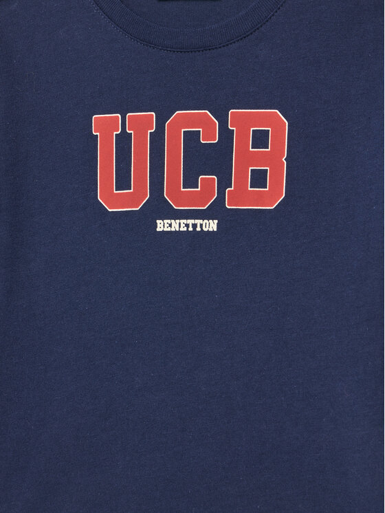 United Colors Of Benetton United Colors Of Benetton T-Shirt 3I1XG10HT Granatowy Regular Fit