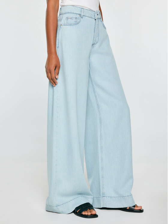 BIG STAR BIG STAR Jeansy COLETTE Niebieski Wide Fit