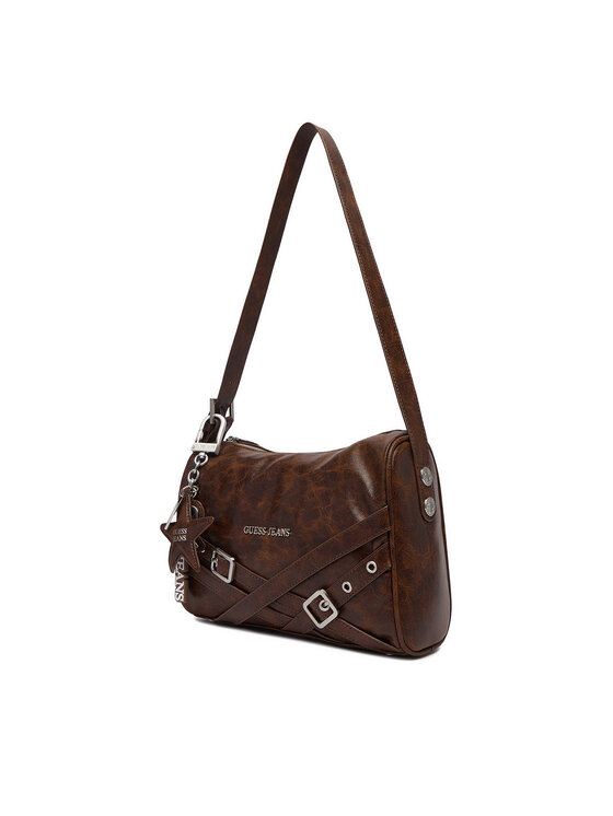 Guess Jeans Guess Jeans Ročna torba CEO-GUESS-S-008-10 Rjava