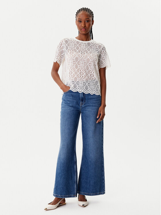 Morgan Morgan Bluza 252-DEVY Bež Regular Fit