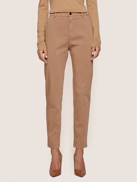 BOSS Boss Chino-püksid C_Tachini-D 50435808 Pruun Regular Fit