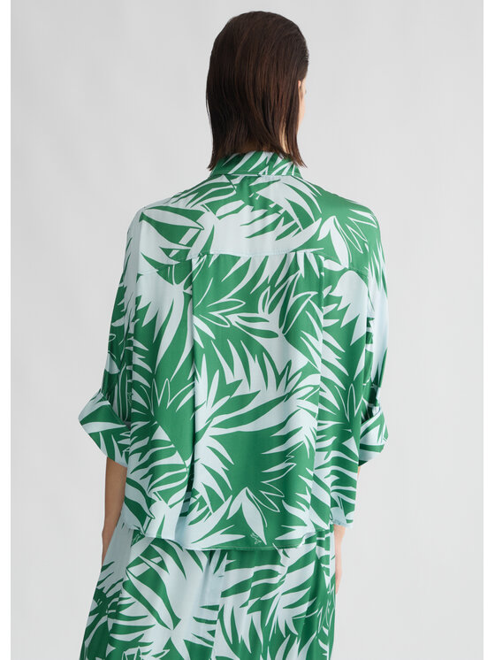 Liu Jo Liu Jo Camicia CA5 Verde Regular Fit