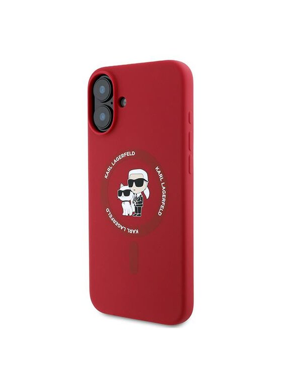 KARL LAGERFELD KARL LAGERFELD Etui na telefon Apple iPhone 16 Plus Czerwony