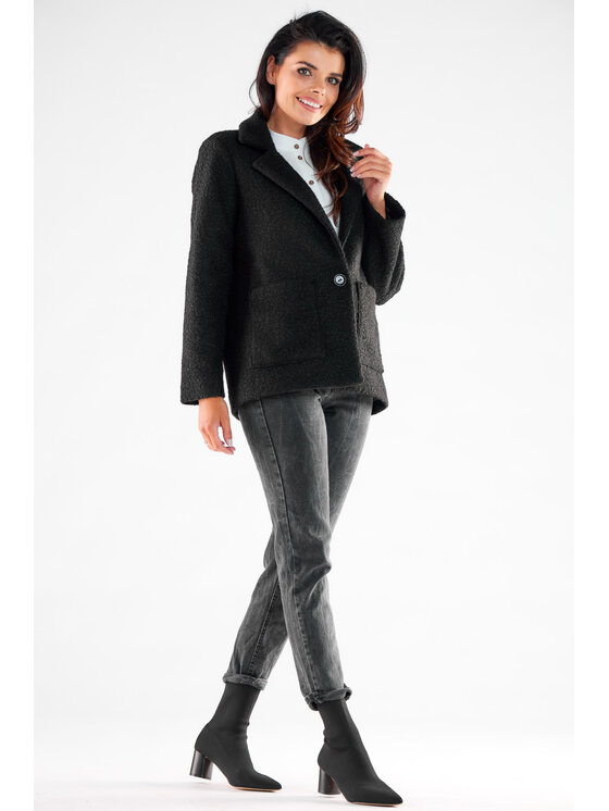 Awama Awama Kabát A545 Černá Basic Fit