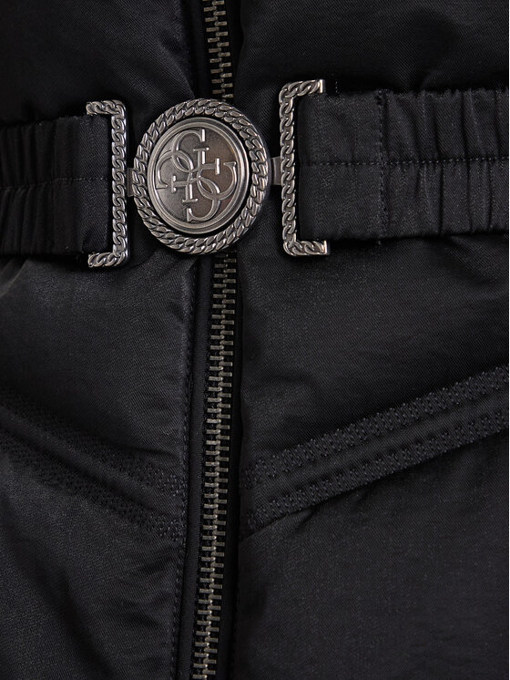 Guess Guess Žieminis paltas W5BL33 WG092 Juoda Regular Fit