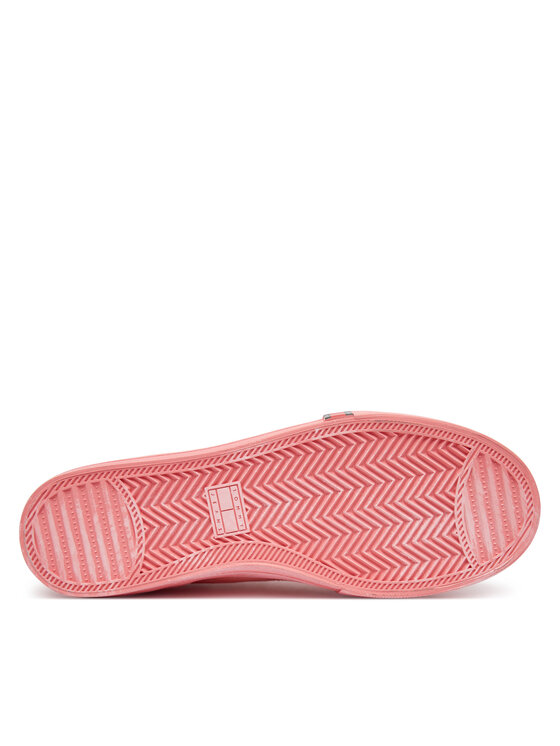 Tommy Jeans Tommy Jeans Sneakers aus Stoff Archive Vulc Y2K Washed Canvas EN0EN02957 Rosa