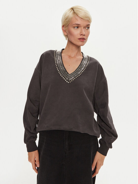 PINKO PINKO Mikina Raboni 104458 A297 Šedá Regular Fit