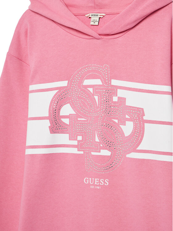 Guess Guess Každodenné šaty J5YK04 KA6R4 Ružová Regular Fit