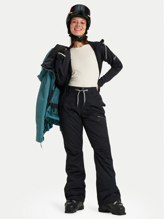 Roxy Roxy Παντελόνι snowboard Nadia ERJTP03271 Μαύρο Tailored Fit