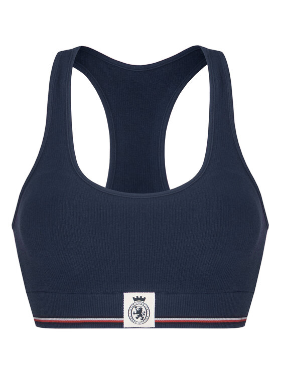 Tommy Hilfiger Tommy Hilfiger Бюстгальтер-топ UW0UW06061 Cиній
