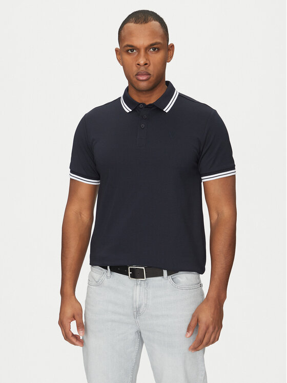 Guess Guess Póló M2GP34 KARS0 Sötétkék Regular Fit