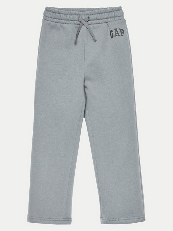 Gap Hlače Iz Tkanine 645346-02 Siva Regular Fit