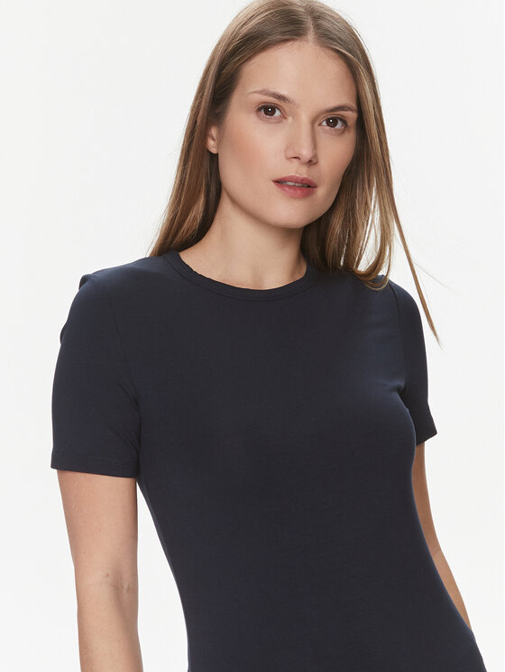 Vero Moda Vero Moda T-Shirt AWARE Heaven 10299736 Granatowy Tight Fit