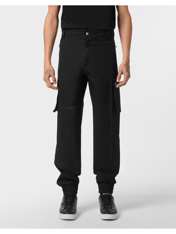 PHILIPP PLEIN PHILIPP PLEIN Joggery 25467 Czarny Jogger Fit