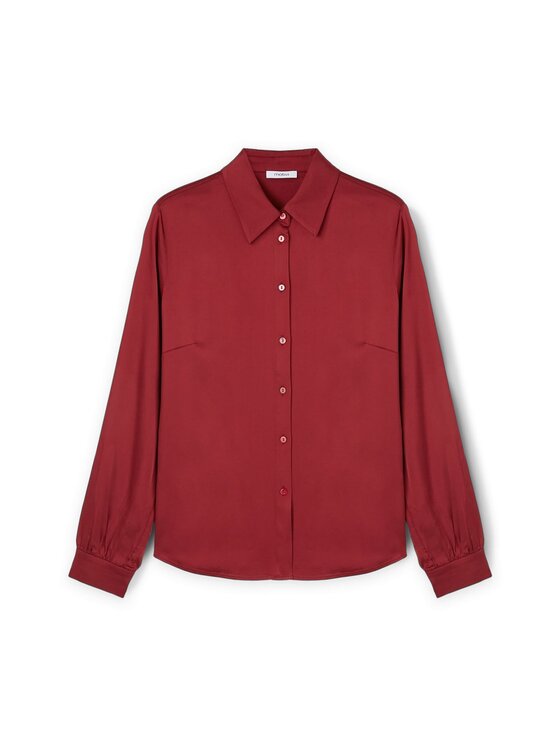 Motivi Motivi Camicia 5192Q000736N036 Bordeaux Regular Fit