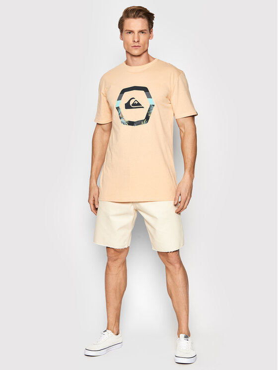 Quiksilver Quiksilver T-shirt Uprise EQYZT06663 Narančasta Regular Fit