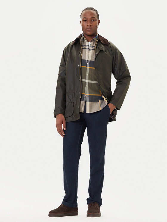 Barbour Barbour Prechodná bunda MWX0017OL99 Zelená Regular Fit