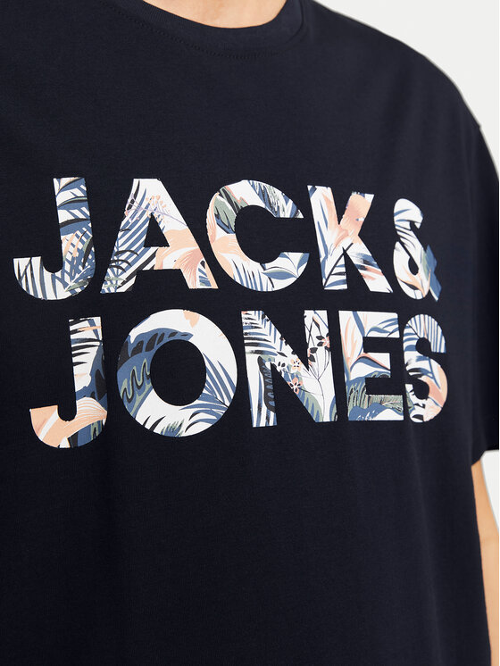 Jack&Jones Jack&Jones Tričko Bryan 12268127 Tmavomodrá Relaxed Fit