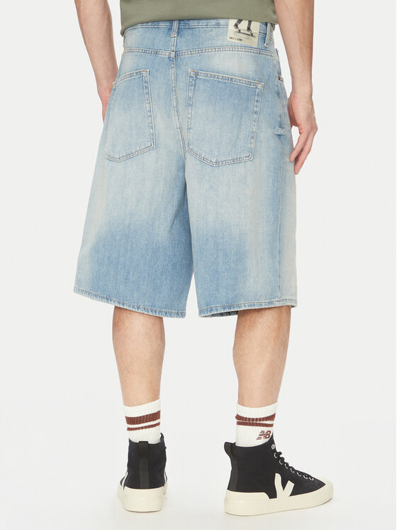 Only & Sons Only & Sons Jeans kratke hlače Carl 22032958 Modra Balloon Fit