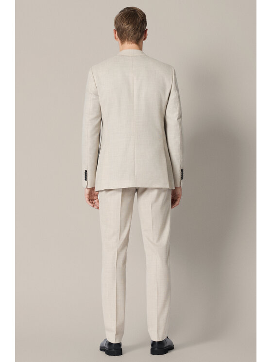 Lancerto Lancerto Garnitur Sabadell GA073126000008 Beżowy Slim Fit