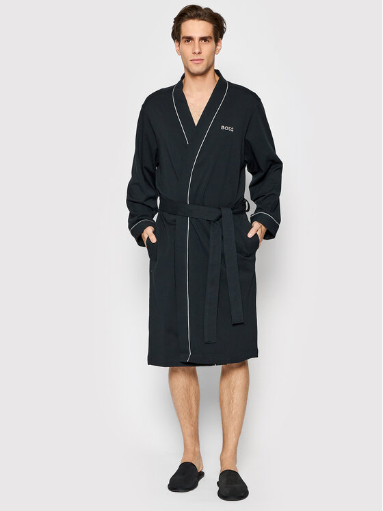 BOSS Boss Hommikumantel Kimono 50469624 Must