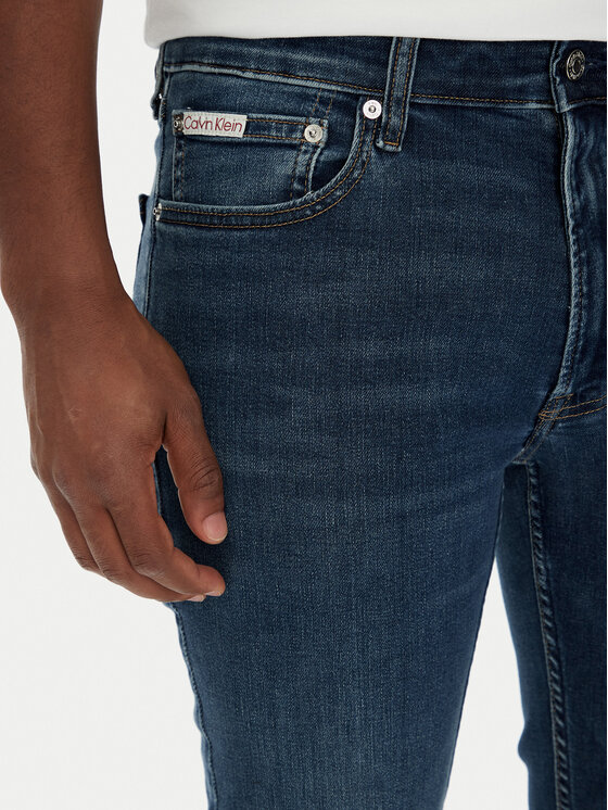 Calvin Klein Jeans Calvin Klein Jeans Jeansy LV04RB720G Tmavomodrá Skinny Fit